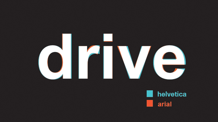 drive online font